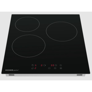 Электрическая варочная панель HOMSair HVY43BK Black вид сверху