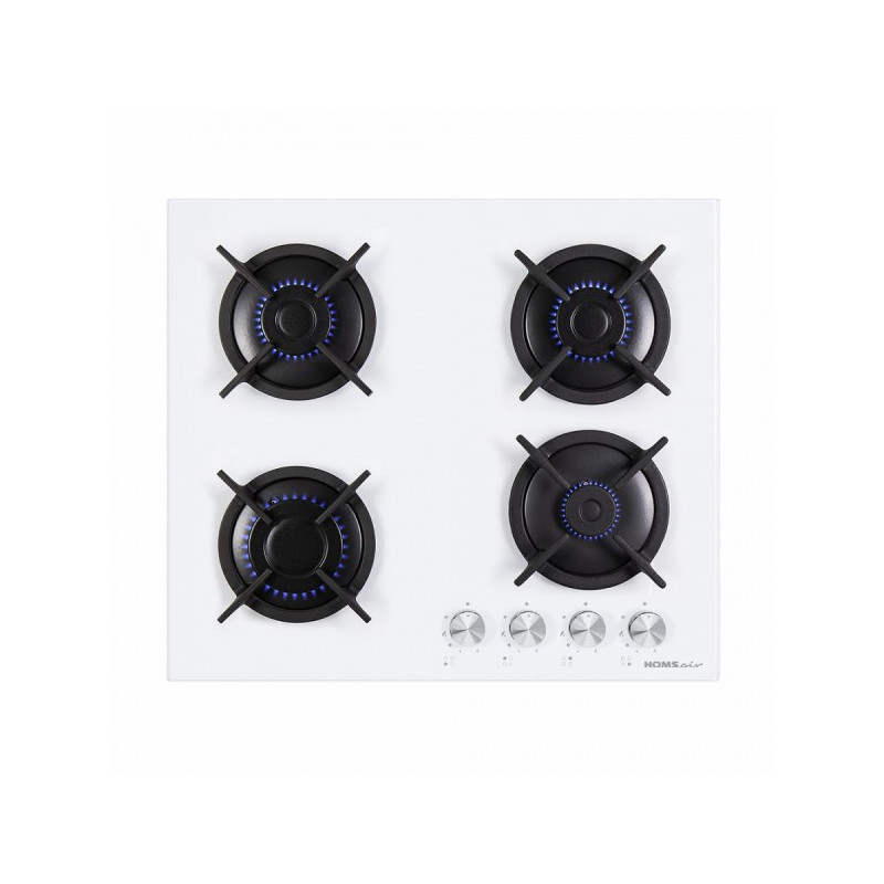 Газовая варочная панель HOMSair HGG641WH White