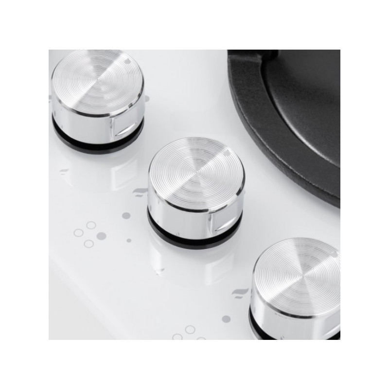 Газовая варочная панель HOMSair HGG641WH White ручки