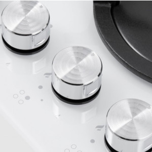 Газовая варочная панель HOMSair HGG641WH White ручки