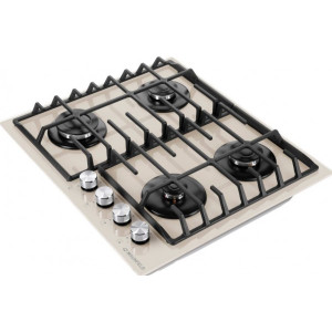 Газовая варочная панель Maunfeld EGHG.64.6CBG/G Beige сбоку