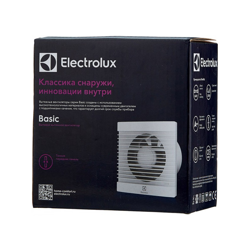 Вытяжной вентилятор Electrolux Basic EAFB-100TH коробка