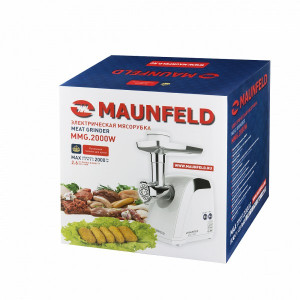 Мясорубка Maunfeld MMG.2000W в упаковке