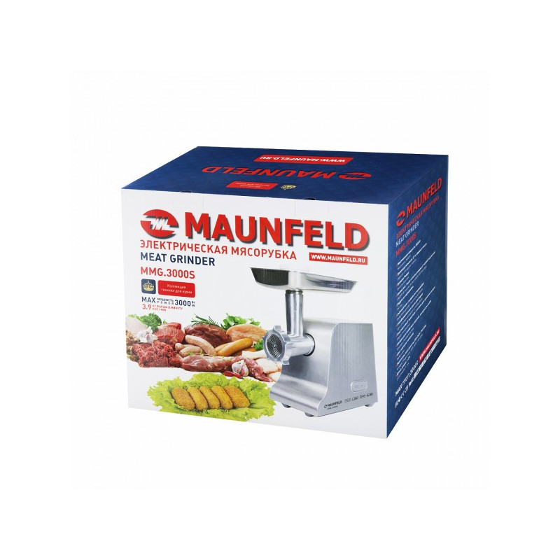 Мясорубка Maunfeld MMG.3000S в упаковке