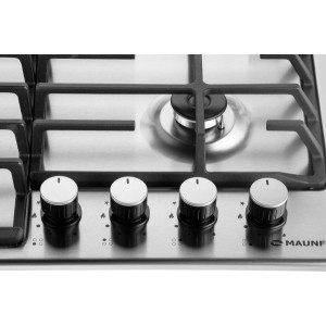 Газовая варочная панель Maunfeld EGHS.64.6CS/G Inox ручки