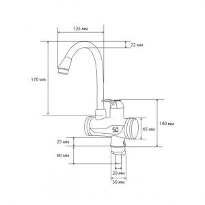 Размеры водонагревателя Atlanta ATH-7422