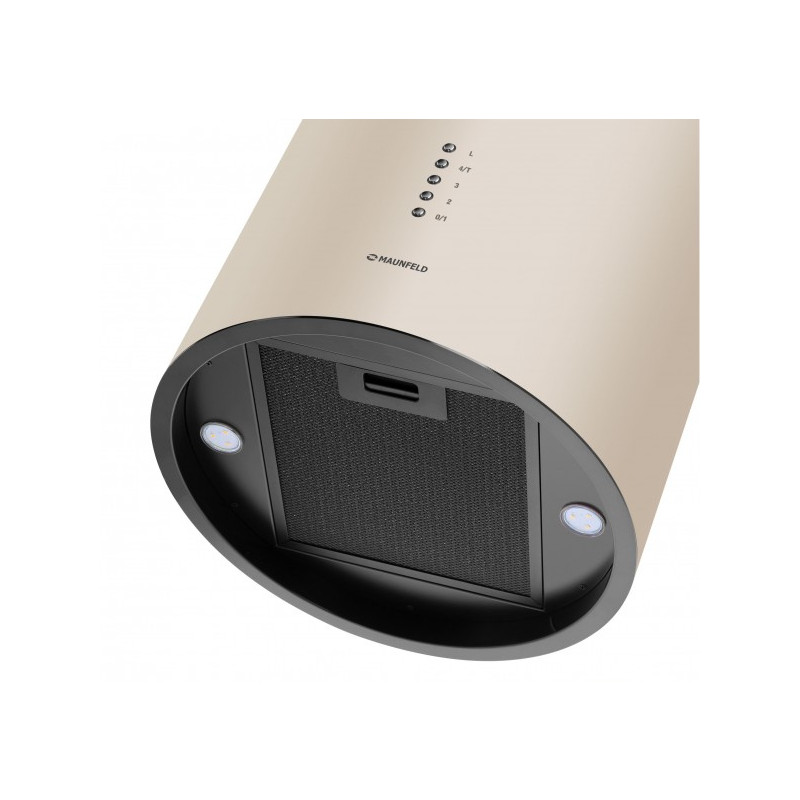 Вытяжка Maunfeld Lee Wall 39 Beige снизу