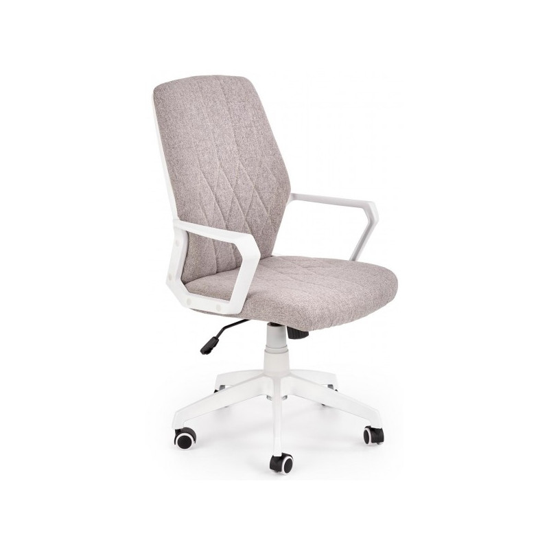 Кресло компьютерное Halmar Spin 2 белый/светло-серый