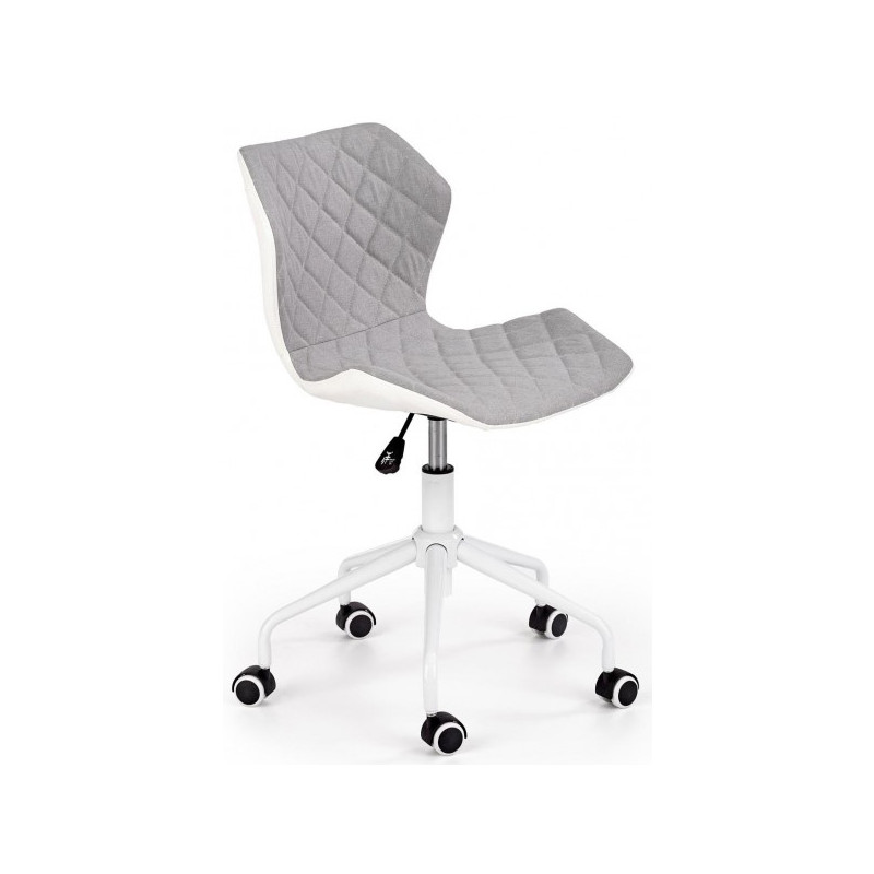 Кресло компьютерное Halmar Matrix 3 серый/белый