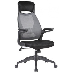 Кресло компьютерное Halmar Solaris черный/серый