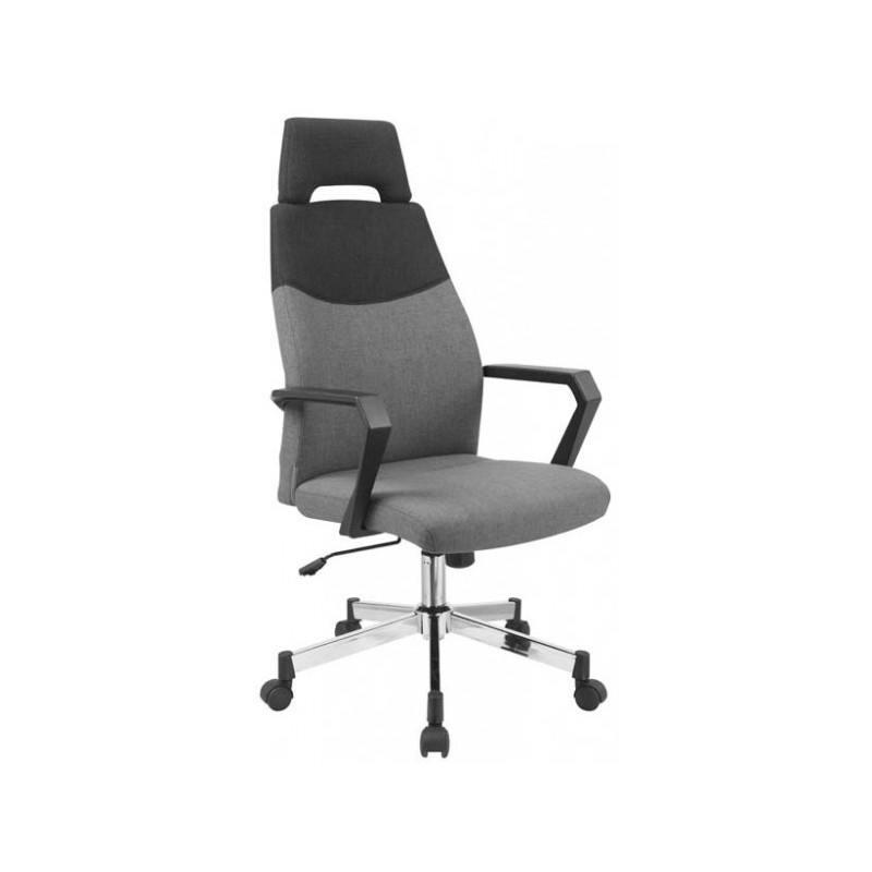 Кресло компьютерное Halmar Olaf черный/серый