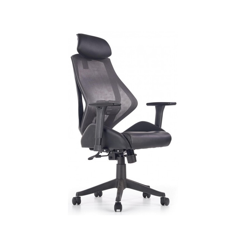 Кресло компьютерное Halmar Hasel черный/серый