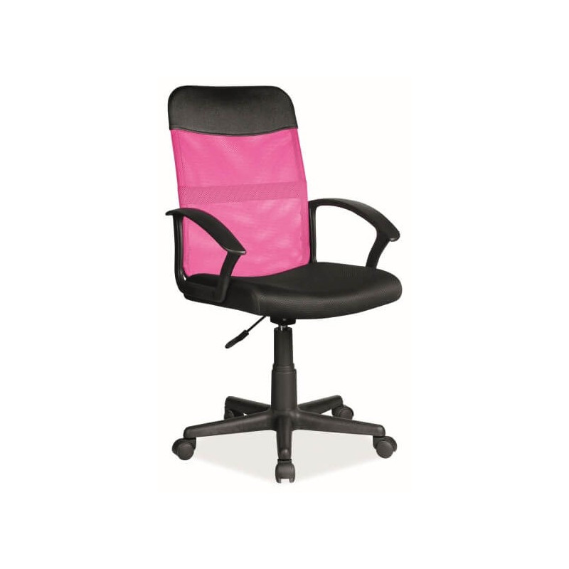 Кресло компьютерное Signal Q-702 черный/розовый