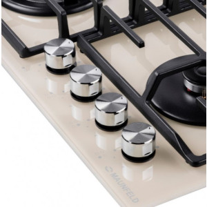 Газовая варочная панель Maunfeld EGHG.64.63CBG/G Beige ручки