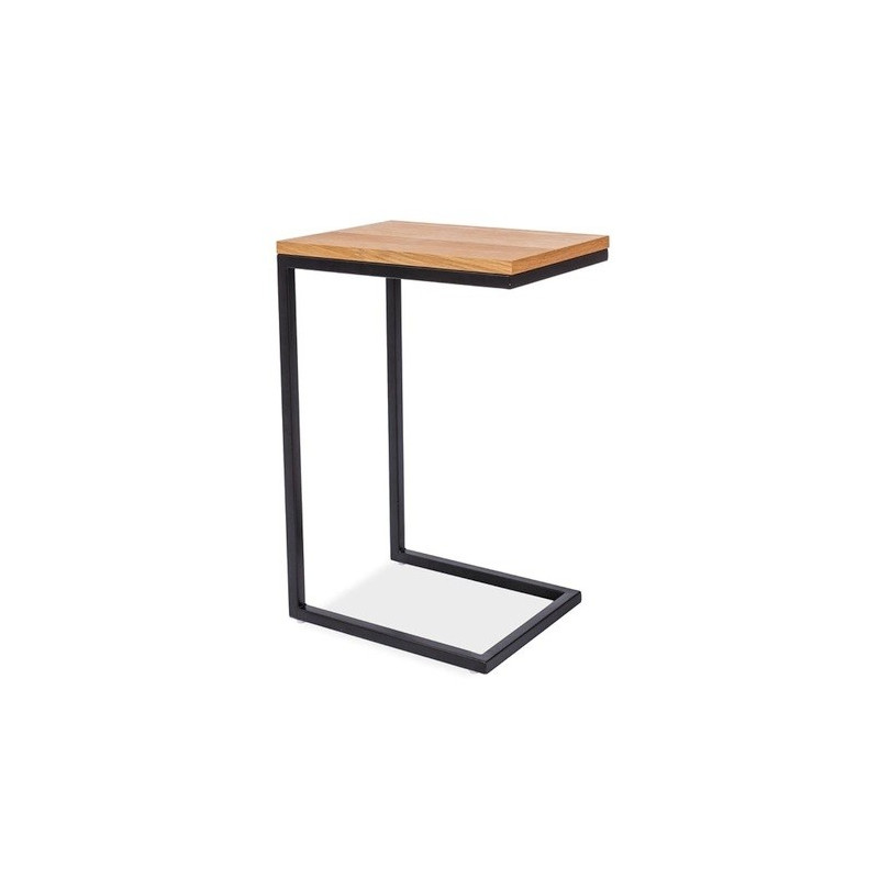 Приставной столик Signal Largo C дуб/черный