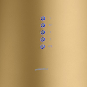 Вытяжка Maunfeld Lee Wall 39 Gold кнопки