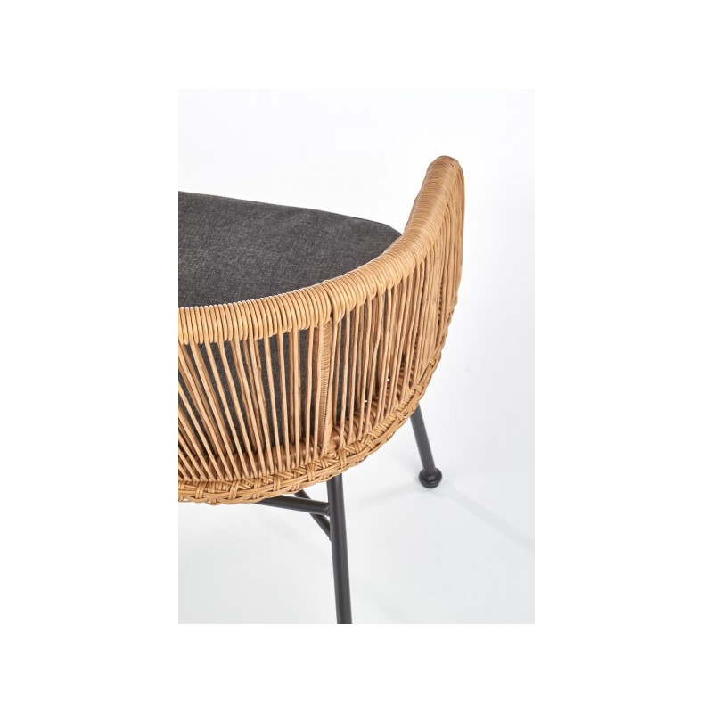 Правая сторона стула Halmar K400 натуральный/серый