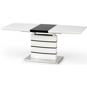 Кухонный стол Halmar Nord белый/черный