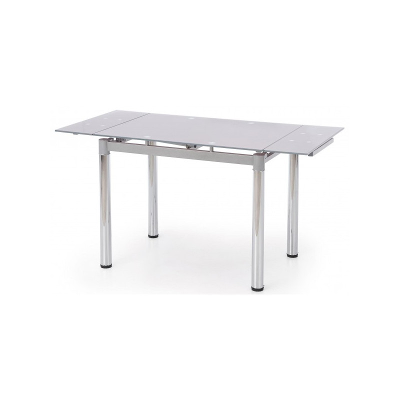 Кухонный стол Halmar Logan 2 серый/хром