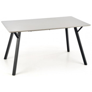 Кухонный стол Halmar Balrog светло-серый/черный