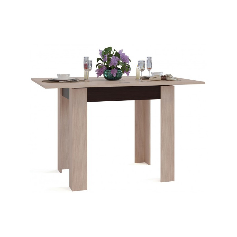 Кухонный стол Сокол СО-1 венге/беленый дуб