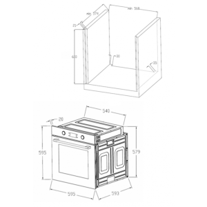 Размеры Maunfeld AEOH.749B2 Black