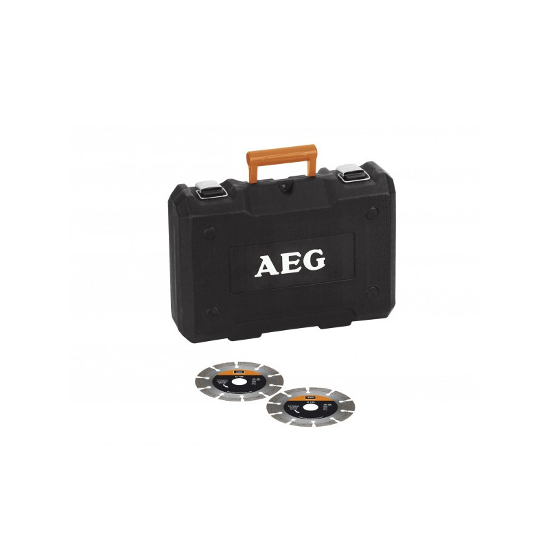 Кейс с комплектацией угловой шлифмашины AEG Powertools WS 8-125 SK 4935451298