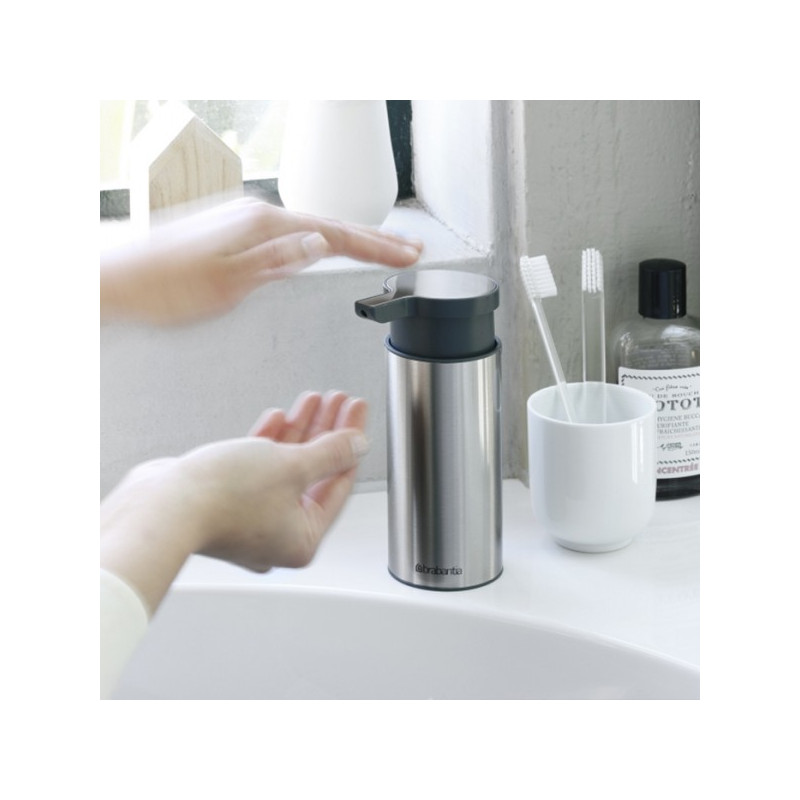Дозатор жидкого мыла Brabantia Profile 481208 стальной матовый для ванной комнаты