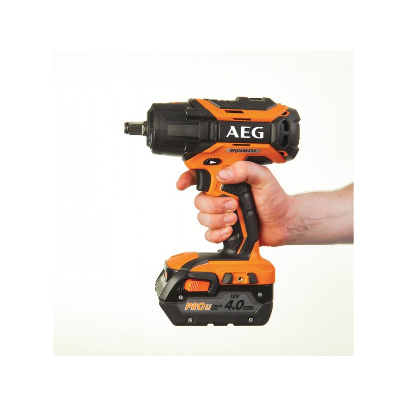 Вид слева гайковерта AEG Powertools BSS 18C 12ZBL LI-402C 4935459427