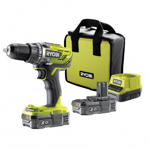 Комплектация шуруповерта Ryobi R18DD3-220S 5133003348