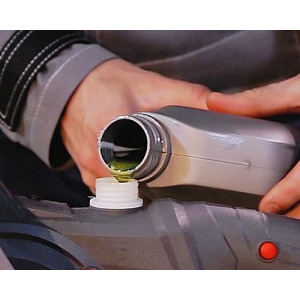 Заливка масла в пилу Fubag FES2016C