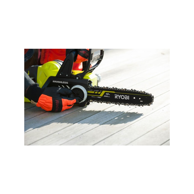 Пила цепная аккумуляторная Ryobi OCS1830 5133002829 (без АКБ) с бесключевым натяжением цепи