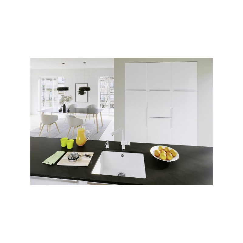 Кухонная мойка Blanco Rotan 500-U белый - общий вид