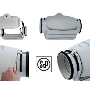 Вытяжной вентилятор Soler&Palau TD-250/100 Silent T вид сбоку