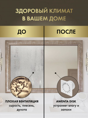 Вытяжной вентилятор Awenta Disk WWD100 сравнение