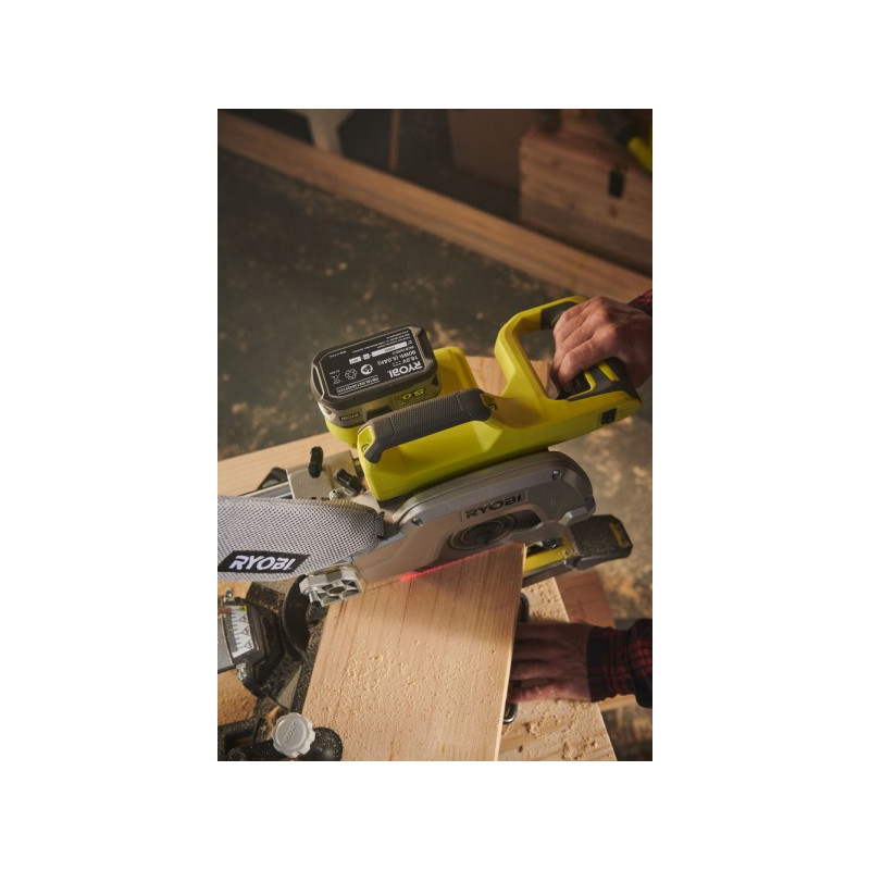 Торцовочная пила Ryobi R18MS216-0 5133003597 (без АКБ) с лазерным маркером