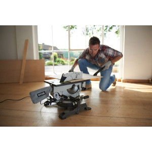Комбинированная торцовочная пила Ryobi RTMS1800-G 5133002152 используемая в качестве распиловочного стола