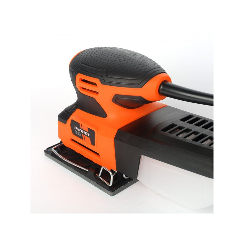 Вид сбоку шлифмашинки Patriot OS 105 110301105