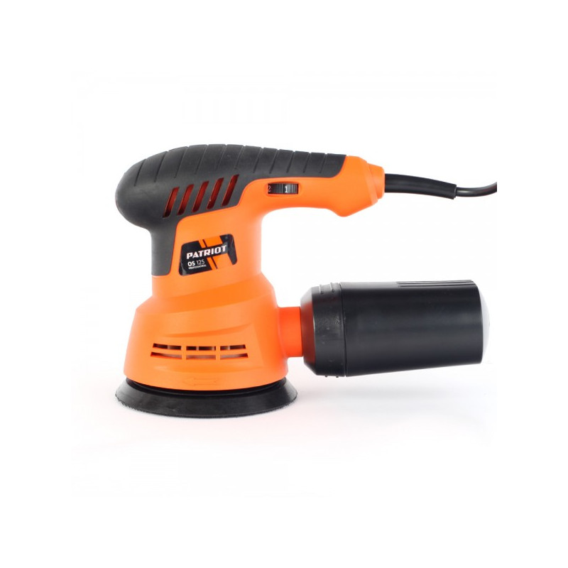 Вид сбоку шлифмашины Patriot OS 125 11030152