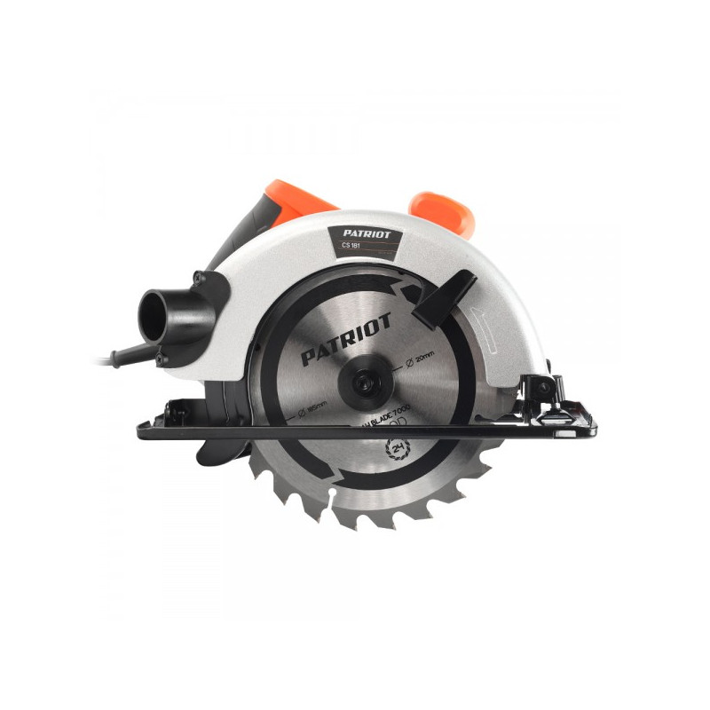 Циркулярная пила Patriot CS 181 190301608 вид сбоку
