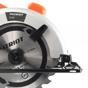 Циркулярная пила Patriot CS 181 190301608 с блокировкой шпинделя