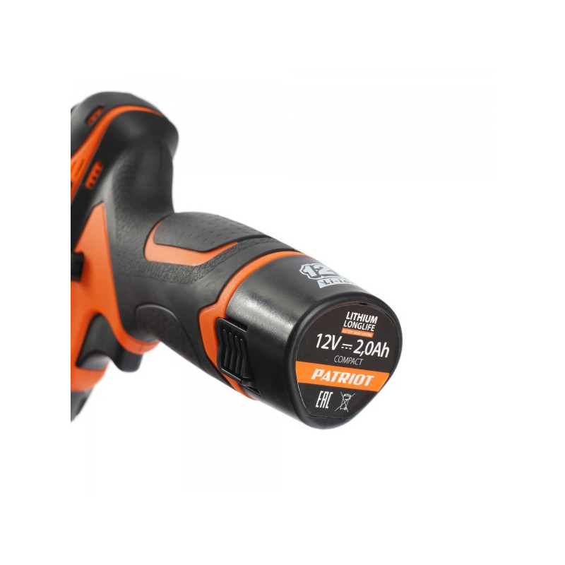 Вид снизу шуруповерта Patriot BR 115Li 180201115