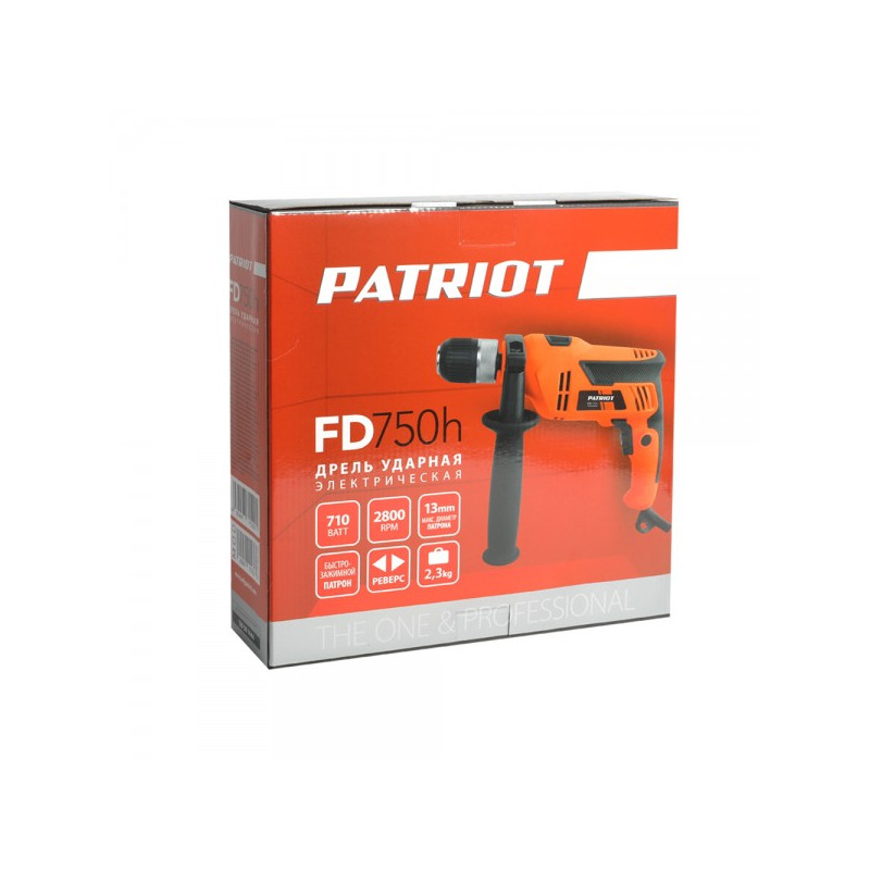 Дрель ударная Patriot FD 750h 120301444 в коробке