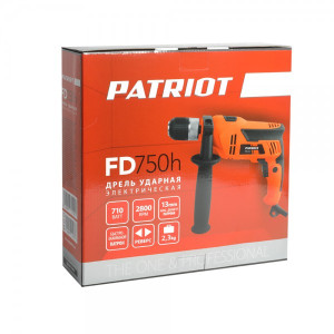 Дрель ударная Patriot FD 750h 120301444 в коробке