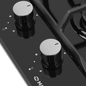 Газовая варочная панель Maunfeld EGHE.32.63CB/G Black ручки