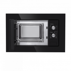 Микроволновая печь Maunfeld MBMO.20.1PGB Black с открытой дверцей