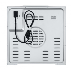 Электрический духовой шкаф Maunfeld EOEH.7611SCW White вид сзади