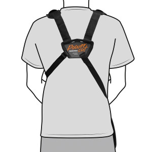 Ранцевый ремень (вид сзади) Триммера Daewoo Power DABC 320