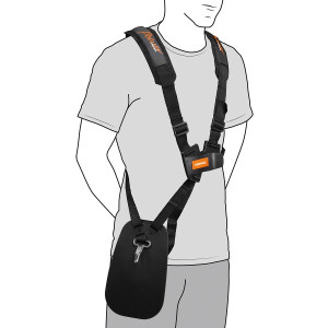 Ранцевый ремень (вид спереди) Триммера Daewoo Power DABC 4ST