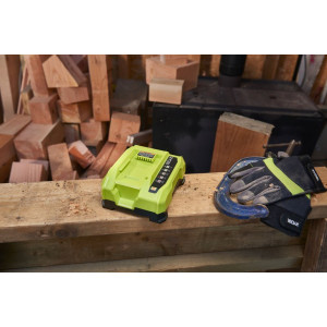 Вид сверху зарядного  устройства Ryobi RY36C60A